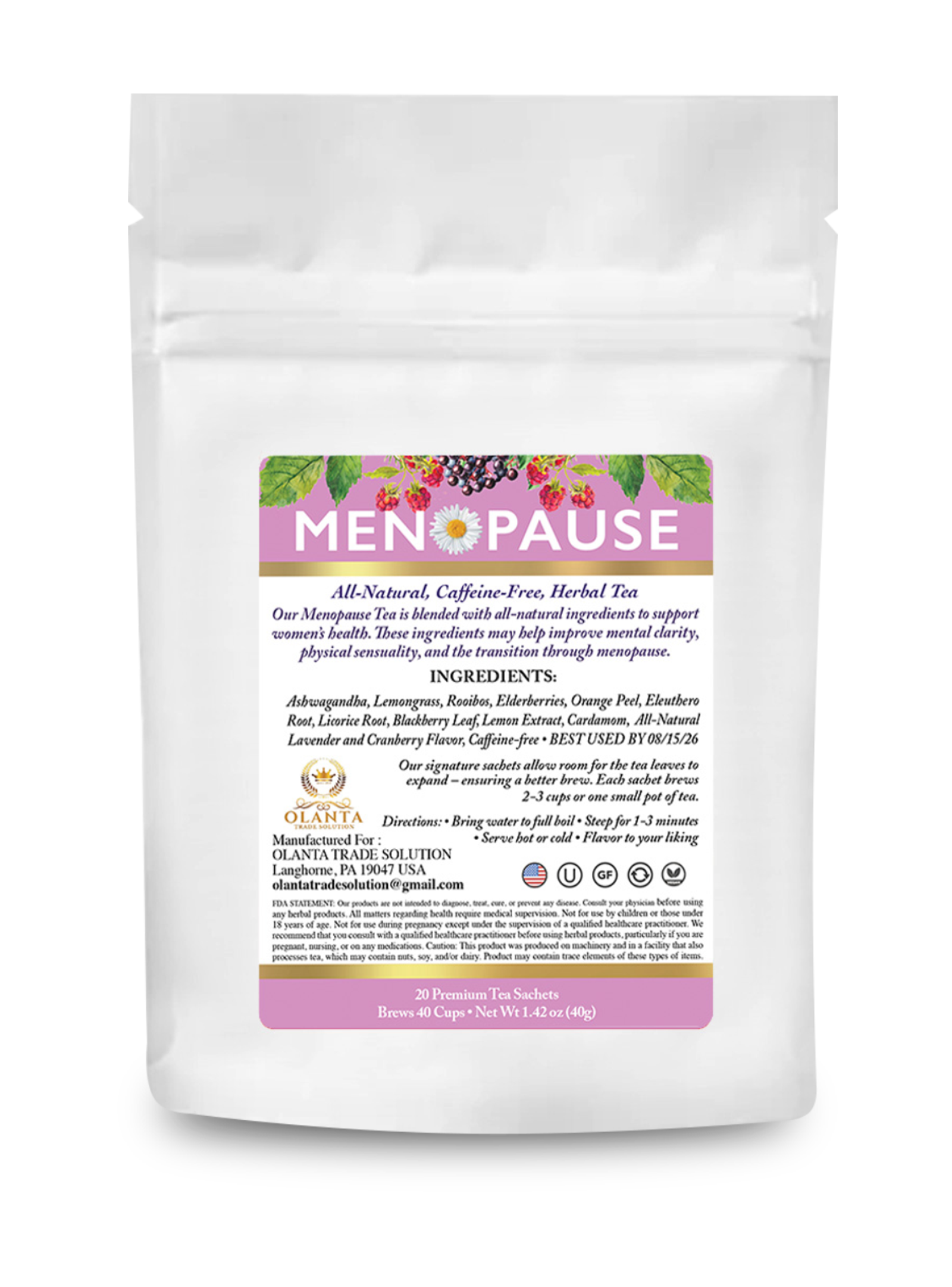 SootheEase Menopause Herbal Tea